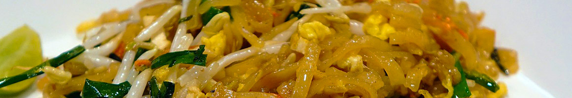 Eating Asian Fusion Thai at Asparagus restaurant in Merrillville, IN.